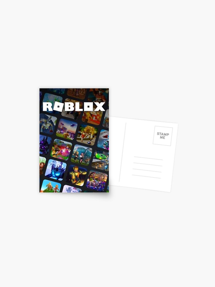 Roblox Mini Game Poster Postcard By Best5trading Redbubble - roblox game posters redbubble
