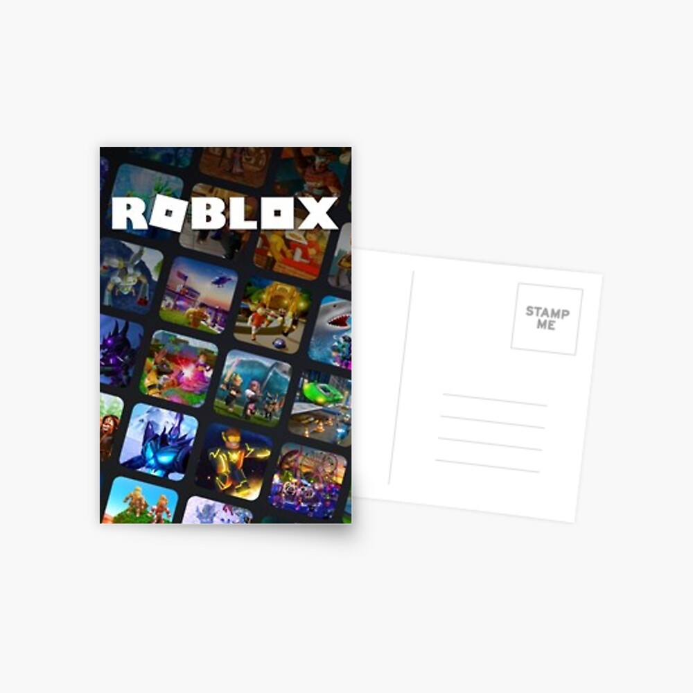 Roblox Mini Game Poster Postcard By Best5trading Redbubble - roblox 3ds