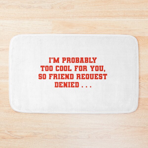 Item preview, Truman Probably Too Cool for You Varsity font designed and sold by RedBubbleBath.