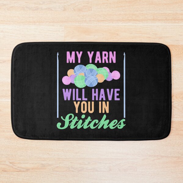 Item preview, My Yarn will have you in Stitches Funny Crochet Pun T Shirt designed and sold by Dan66.