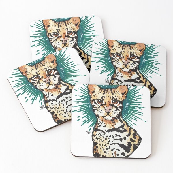 Item preview, Ocelot designed and sold by Ellen Fox Art.