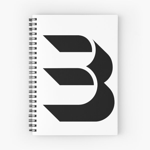 Item preview, B MODERN SHADOW STYLE CAPITAL LETTER INITIAL T-SHIRT MODERN MINIMALIST FONT LOGO TYPEFACE LETTERING TYPOGRAPHY TEE designed and sold by prezziefactory.
