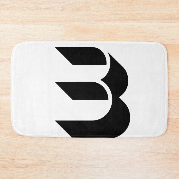 Item preview, B MODERN SHADOW STYLE CAPITAL LETTER INITIAL T-SHIRT MODERN MINIMALIST FONT LOGO TYPEFACE LETTERING TYPOGRAPHY TEE designed and sold by prezziefactory.