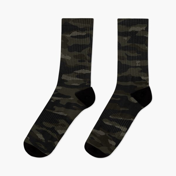 Item preview, Dark camouflage pattern mosaic style designed and sold by Destroyed-Pixel.