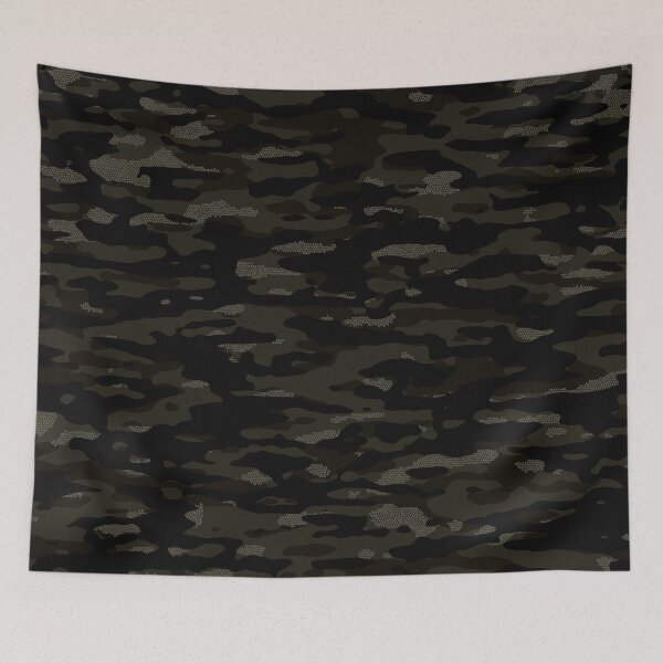 Item preview, Dark camouflage pattern mosaic style designed and sold by Destroyed-Pixel.