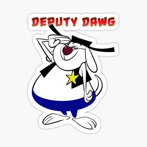 Deputy Dawg Sticker