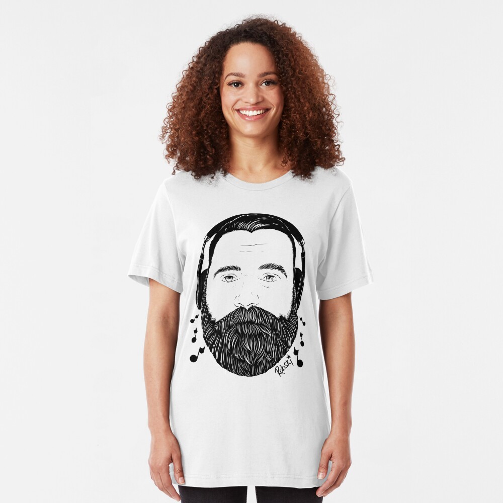 Music bear Rees light tee Slim Fit T-Shirt