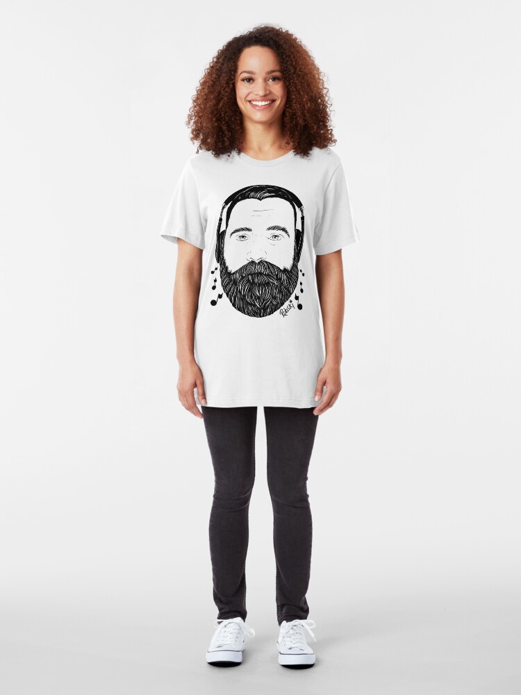 Alternate view of Music bear Rees light tee Slim Fit T-Shirt