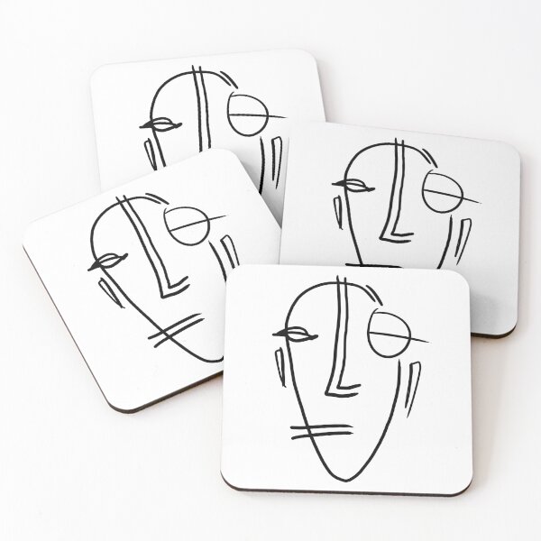 Item preview, Abstract face - Minimal Figure Line art designed and sold by MarleneCanto.