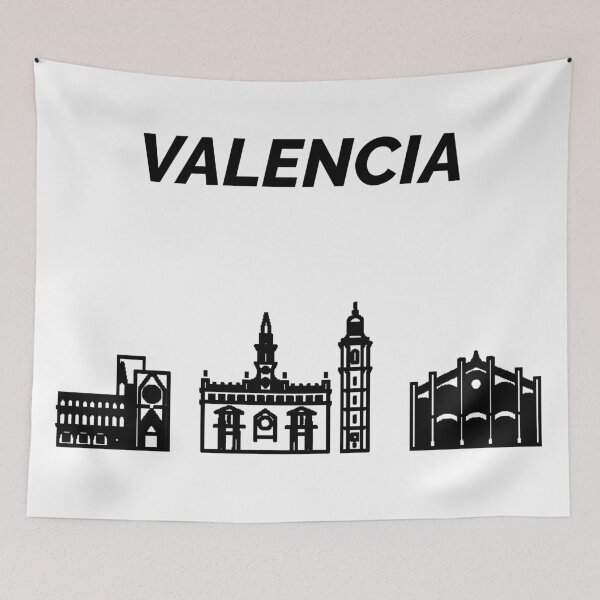 Item preview,  Valencia Skyline, Spain designed and sold by marosharaf.