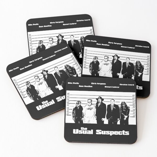 Item preview, The Usual Poker Suspects designed and sold by fullrangepoker.