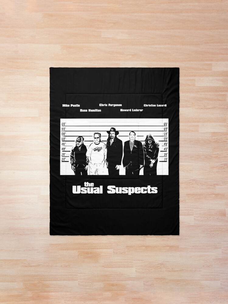 Alternate view of The Usual Poker Suspects Comforter