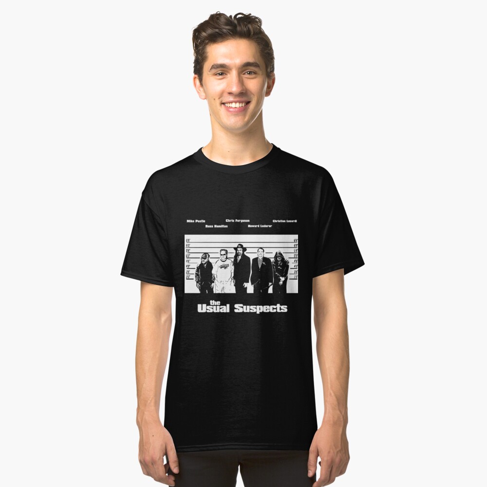 The Usual Poker Suspects Classic T-Shirt