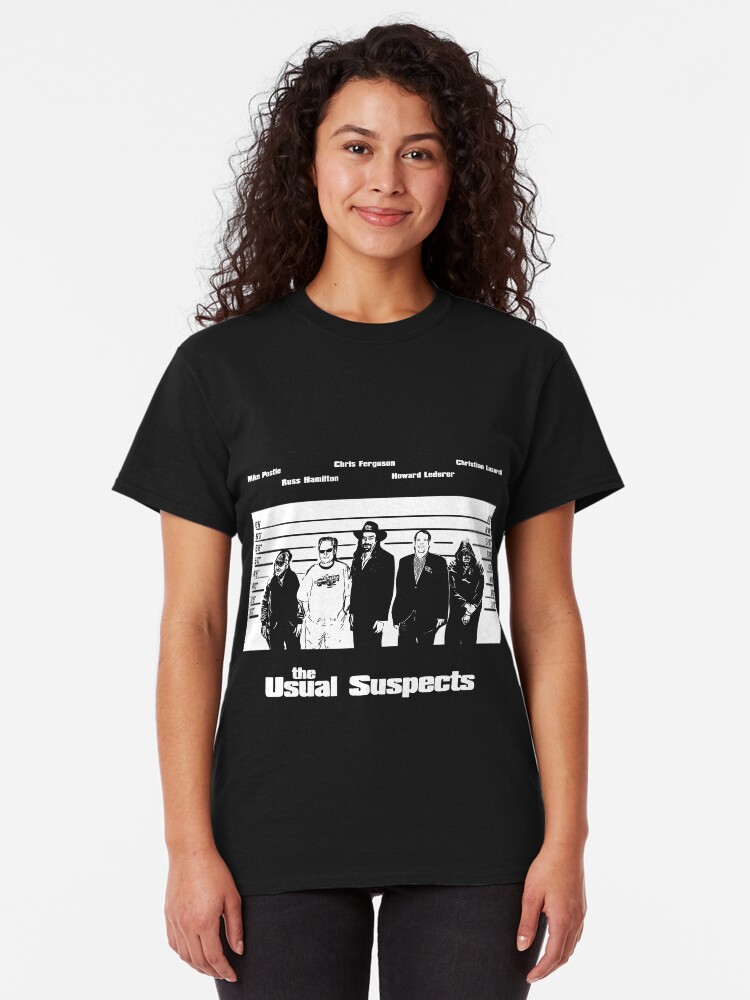 Alternate view of The Usual Poker Suspects Classic T-Shirt