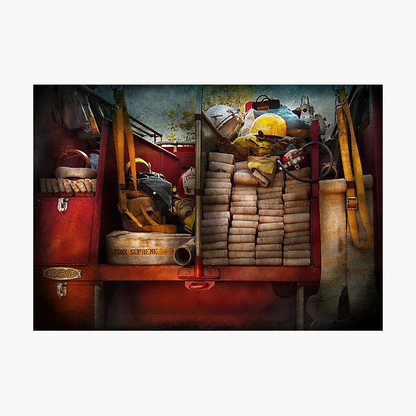 Item preview, Fireman - Fire equipment  designed and sold by Mike Savad Photography.