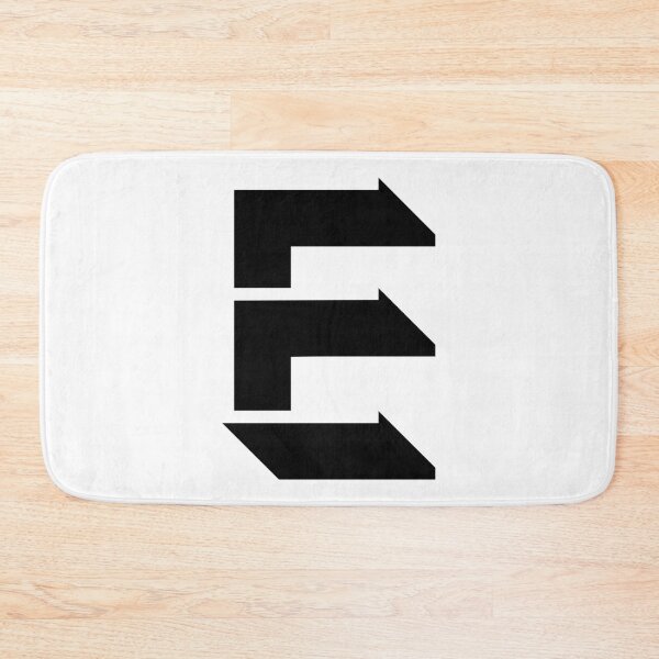 Item preview, E MODERN SHADOW STYLE CAPITAL LETTER INITIAL T-SHIRT MODERN MINIMALIST FONT LOGO TYPEFACE LETTERING TYPOGRAPHY TEE designed and sold by prezziefactory.