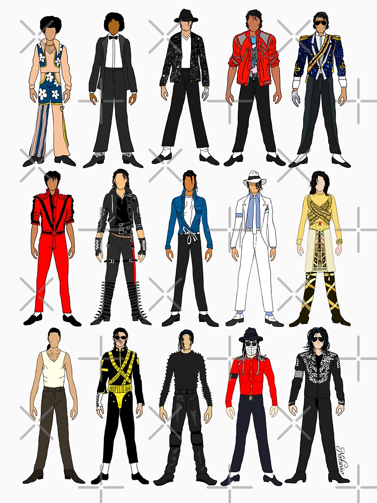 Outfits of King Jackson Pop Music Fashion by notsniwart
