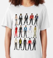 Outfits of King Jackson Pop Music Fashion Slim Fit T-Shirt