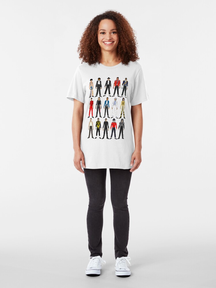 Alternate view of Outfits of King Jackson Pop Music Fashion Slim Fit T-Shirt