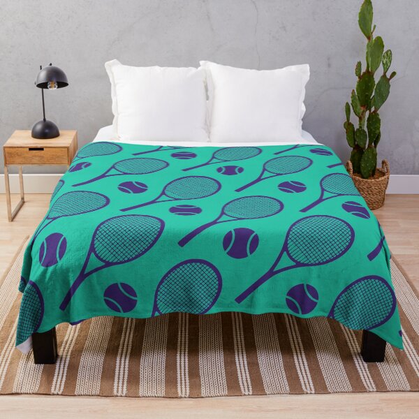 Item preview, Cool tennis purple and minty pattern designed and sold by FK-UK.
