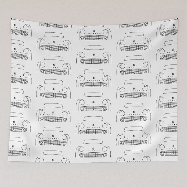 Item preview, Triumph TR3 classic car outline graphic (black) designed and sold by soitwouldseem.