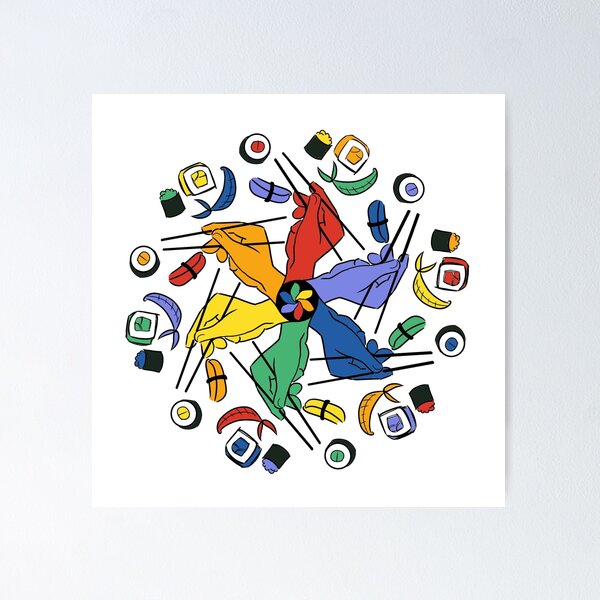Item preview, Sushi arcoiris designed and sold by onefifty.