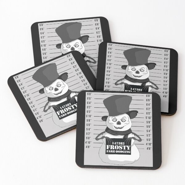 Item preview, Snowman arrested for fare-dodging designed and sold by OVMEngemann.