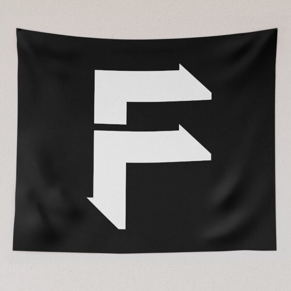 Item preview, F MODERN SHADOW STYLE CAPITAL LETTER INITIAL T-SHIRT MODERN MINIMALIST FONT LOGO TYPEFACE LETTERING TYPOGRAPHY TEE designed and sold by prezziefactory.