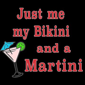 Artwork thumbnail, Bikini Martini beachwear swimsuit cosmopolitan. by MAXXEXCHANGE