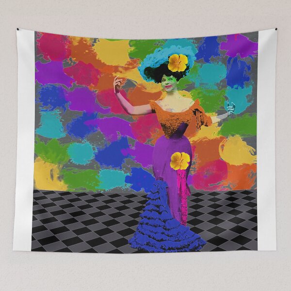 Item preview, Carmen Miranda Camouflage  designed and sold by Loveday Funck.