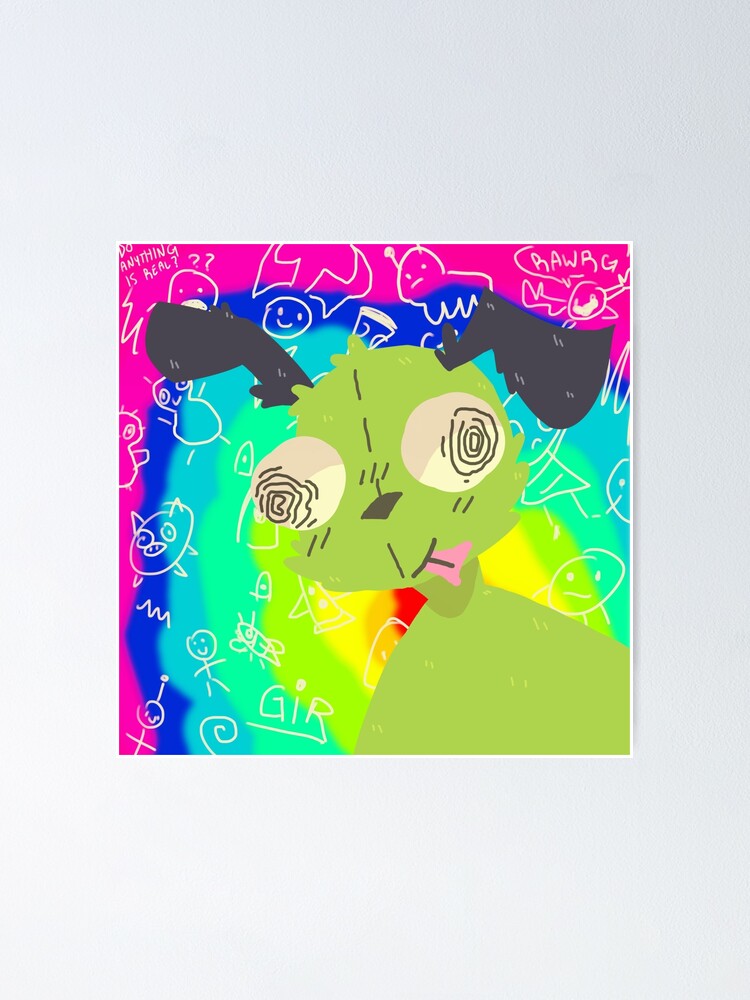 Eyestrain GIR Poster For Sale By Peachystorms Redbubble