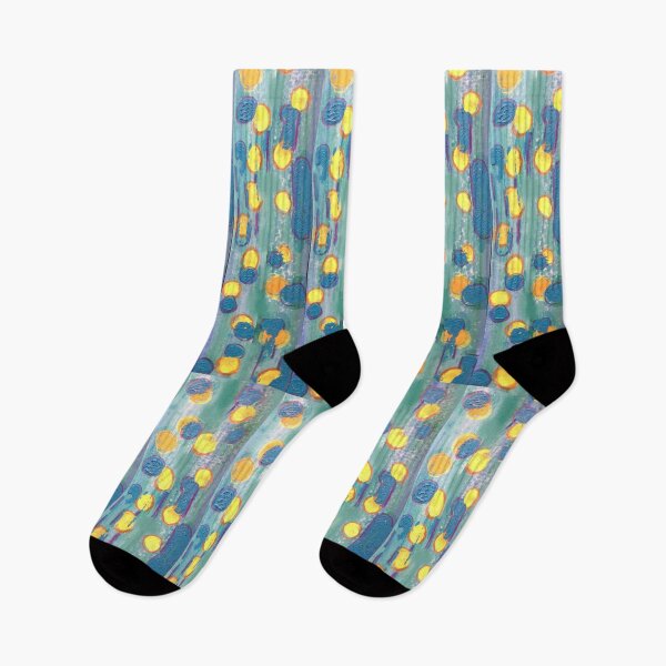 Item preview, Vertical Geometric Blue Green designed and sold by Julia Michelle Dawson.