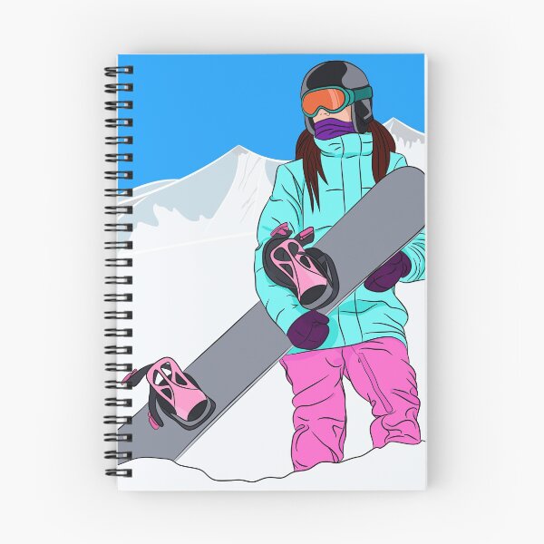 Item preview, Snowboarder girl in mountain designed and sold by TorriPhoto.
