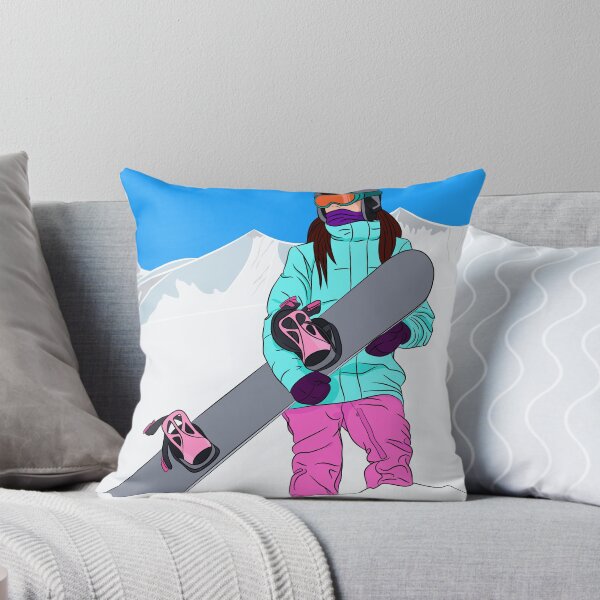 Item preview, Snowboarder girl in mountain designed and sold by TorriPhoto.