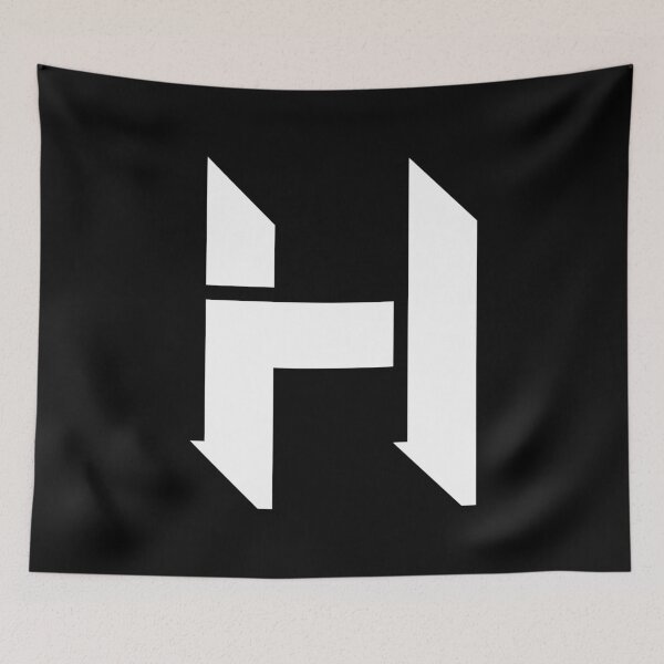 Item preview, H MODERN SHADOW STYLE CAPITAL LETTER INITIAL T-SHIRT MODERN MINIMALIST FONT LOGO TYPEFACE LETTERING TYPOGRAPHY TEE designed and sold by prezziefactory.