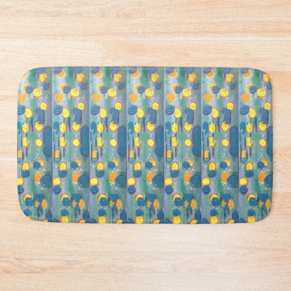 Item preview, Vertical Geometric Blue Green designed and sold by Julia Michelle Dawson.