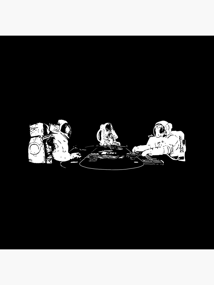 Poker Playing Astronauts by fullrangepoker