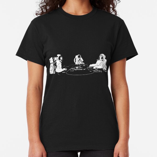 Poker Playing Astronauts Classic T-Shirt
