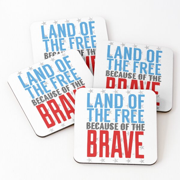 Item preview, Land of The Free Because of The Brave designed and sold by Dan Brady.