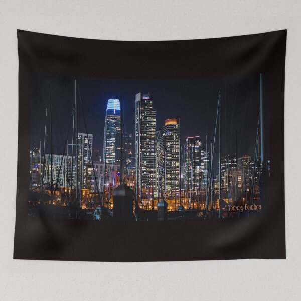 Item preview, San Francisco at Night designed and sold by Tommy Bombon.