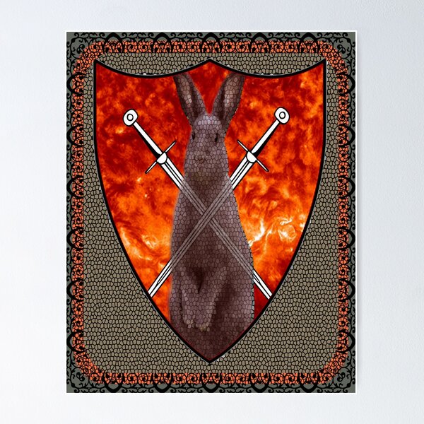 Aperçu de l'œuvre Lapin enflammé créée et vendue par Loveday Funck.