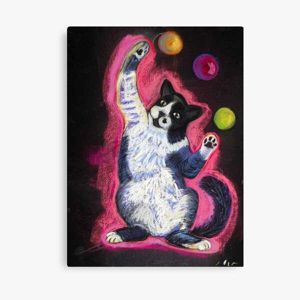 Juggling Cat Canvas Print