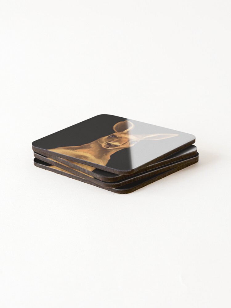 Thumbnail 4 of 5, Coasters (Set of 4), The Original Atheist Roo designed and sold by RooGear.