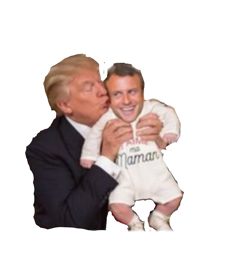 Donald Trump Emanuel Macron Baby Ipad Case Skin By Erwinlrn29 Redbubble