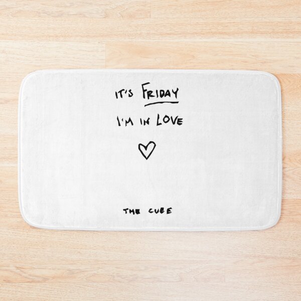 Item preview, It's Friday I'm in Love- The Cure song lyrics designed and sold by the little fennec.