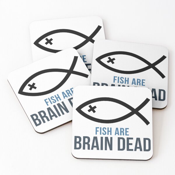 Item preview, Fish Are Brain Dead designed and sold by RooGear.