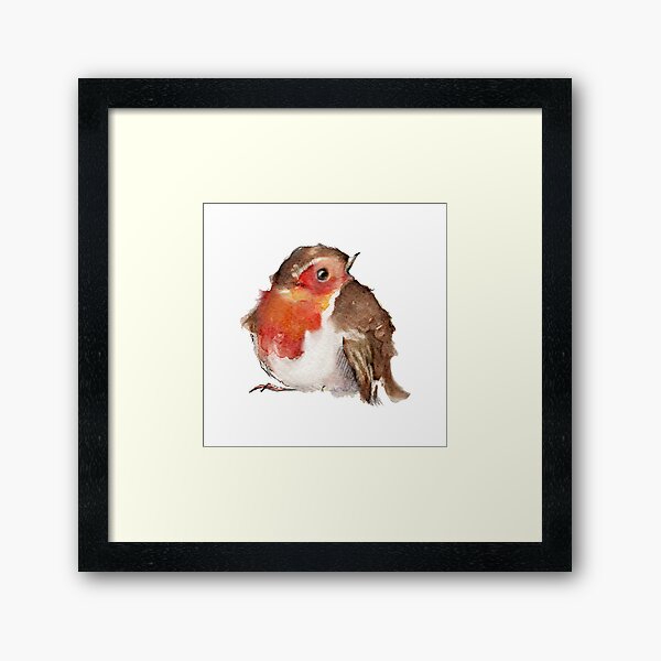Aperçu de l'œuvre Robin Aquarelle créée et vendue par AmeliaPlayer.