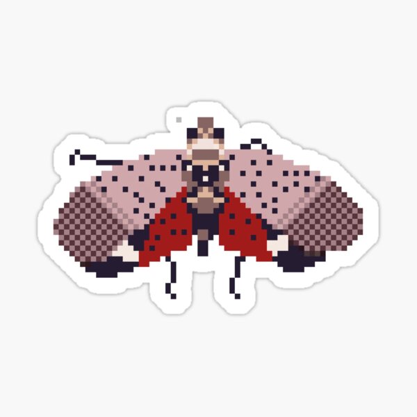 Item preview, Spotted Lanternfly pixel art designed and sold by Holy Mackerel.