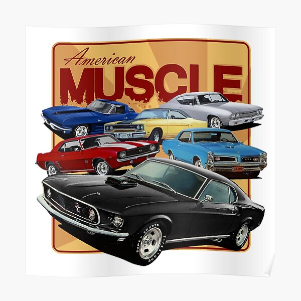 Muscle Cars Poster