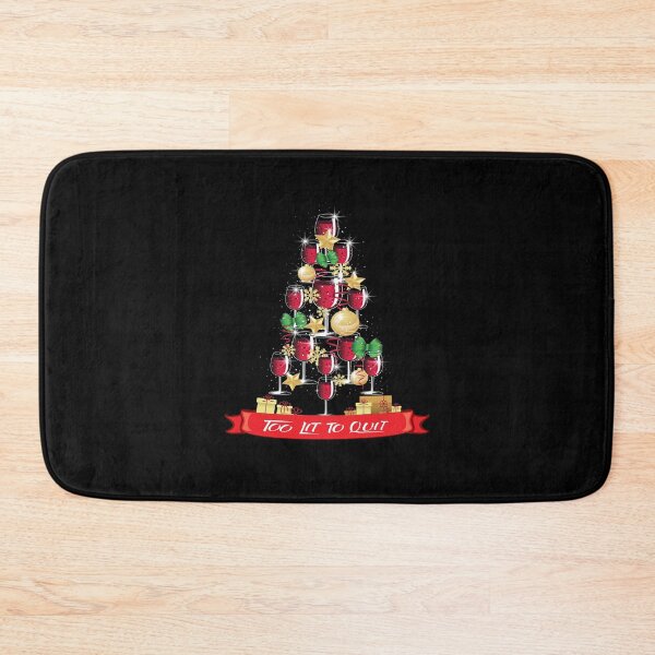 Item preview, too LIT to QUIT Shirt - Xmas tree Ugly Christmas designed and sold by SiRaGeckoDesign.